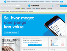 Tablet Screenshot of nordnet.dk